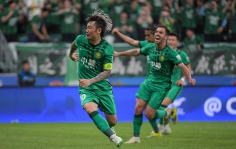 武磊送点张稀哲救主 北京国安2-2战平上海海港